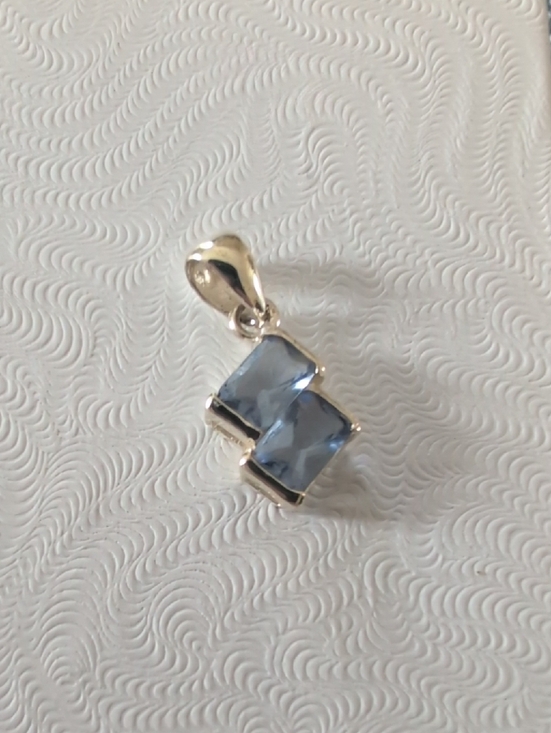 Jewelry - Sterling Silver Blue Gemstone Pendant - Women's Jewelry
